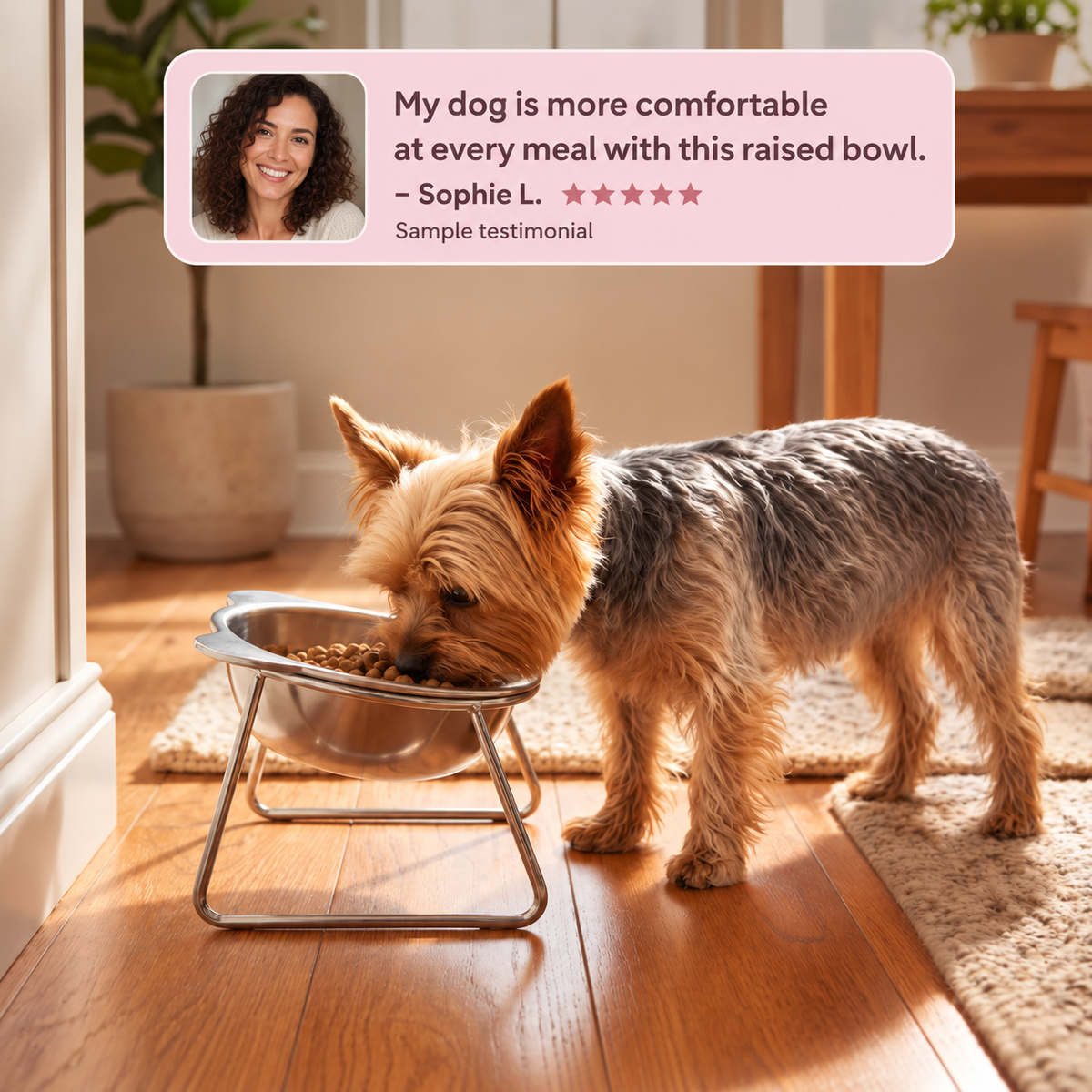 Tailora Elevated Dog Bowl